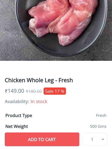 online chicken delivery app